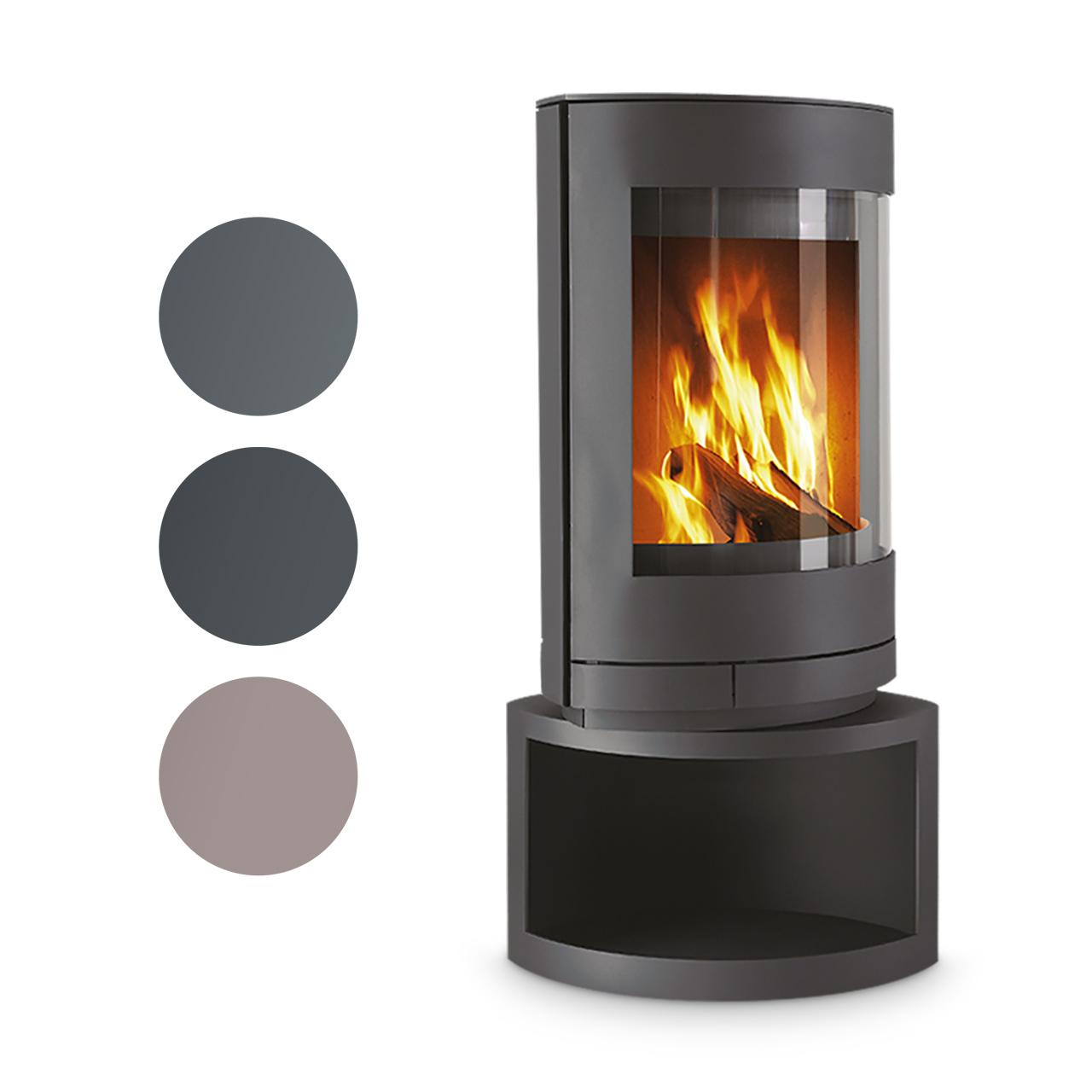 Kaminofen Skantherm Emotion M Drehbar 7 kW - Ausführung: Emotion M RLA Korpus Schwarz