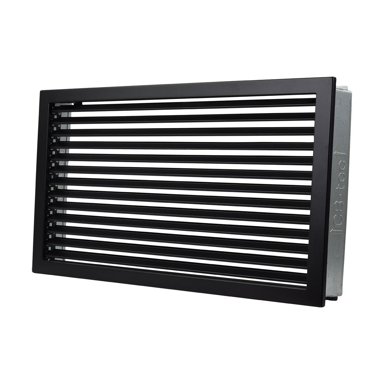 Lüftungsgitter CB-Tec Kaltluftgitter Schwarz - Ausführung: 35x15 cm