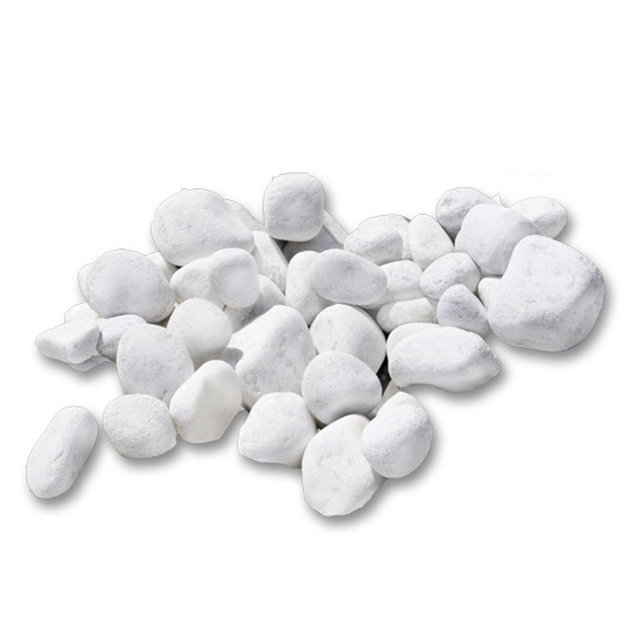 Weiße Kieselsteine 5 kg