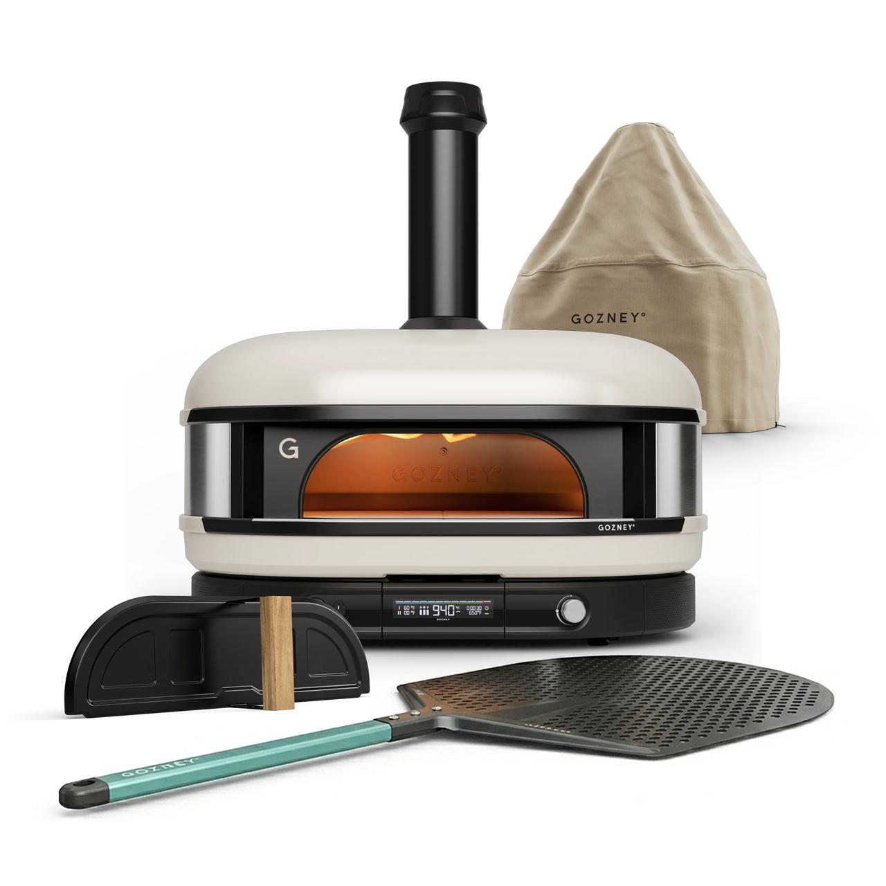 Pizzaofen Gozney Dome XL Gen 2.0 Bundle inkl. Abdeckhaube, Tür & Pro Heber XL - Ausführung: Bone