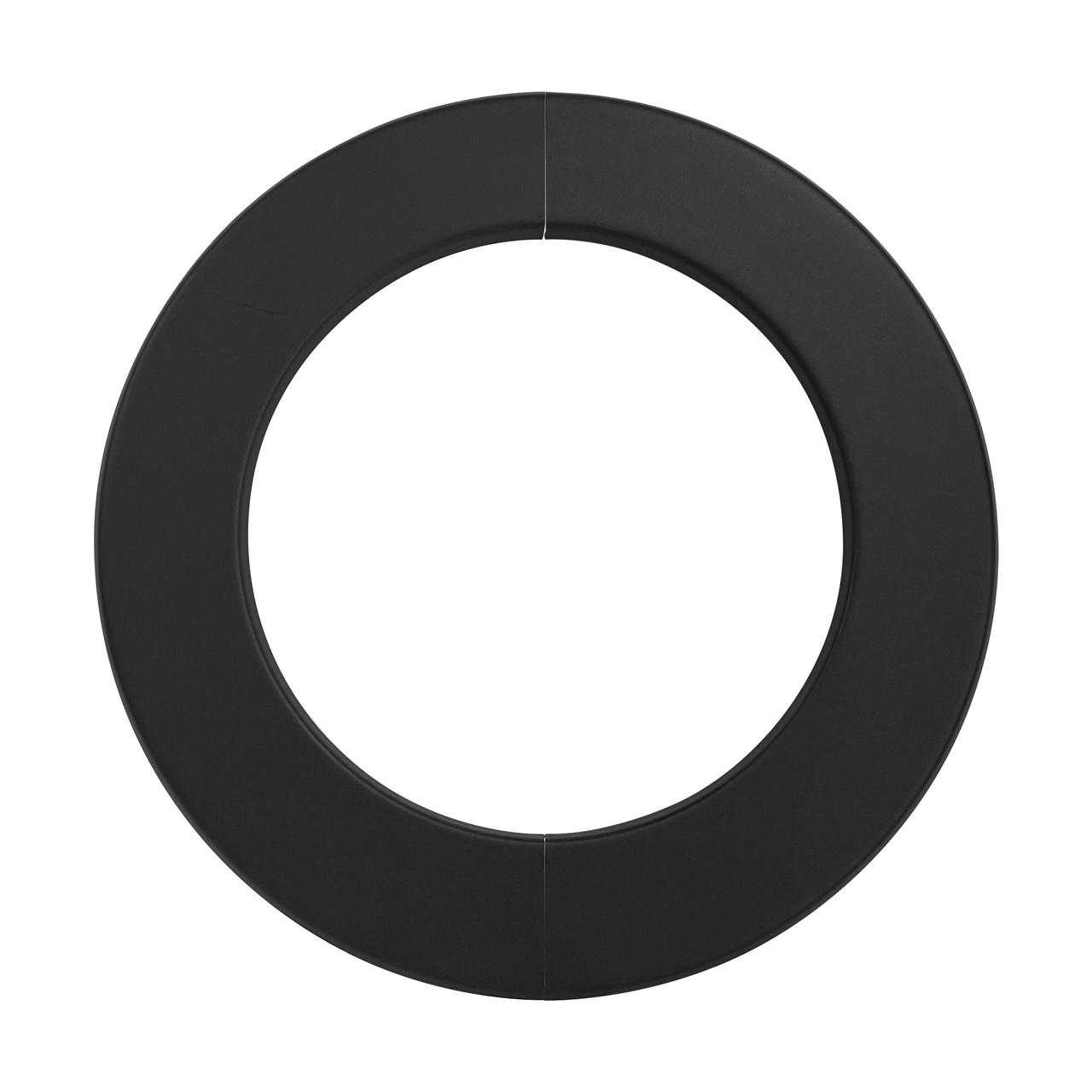 Ofenrohr Rosette 2-teilig DN 120 mm Schwarz