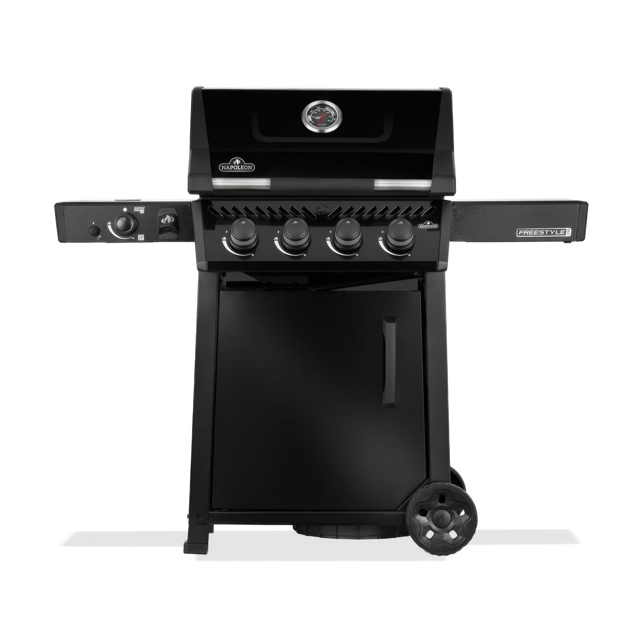 Gasgrill Napoleon Freestyle PRO 425 Schwarz mit Infrarot-Seitenbrenner - 50 Jahre Napoleon Sommer Aktion