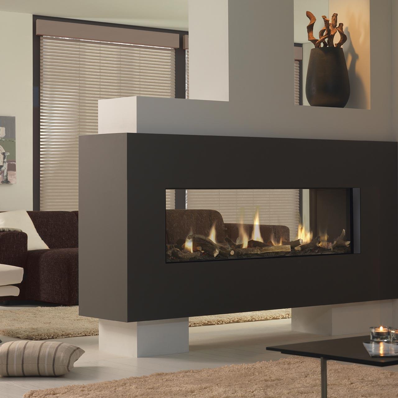 Gaskamin DRU Metro 150XT-41 Tunnel RCH - Gasart: Erdgas G31 (Propangas) - Glasscheibe: ohne CV-Glas - PowerVent (PV): ohne