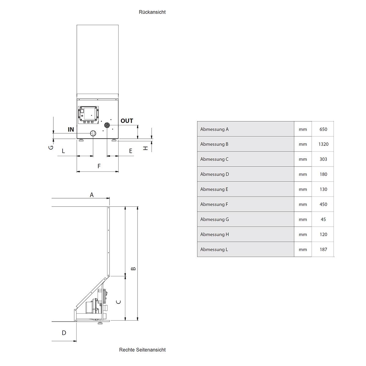 Extraflame Automatisches Pellet-Befüllset, 330 Liter
