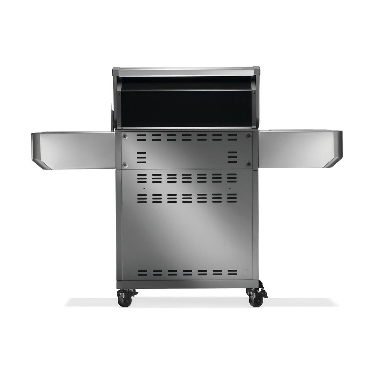 Gasgrill Napoleon Prestige 500 Edelstahl mit SIZZLE ZONE und Heckbrenner (2026) Bundle inkl. 2 Unterschränke