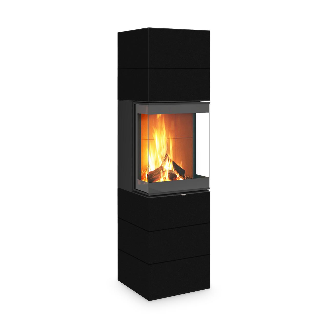 Kaminofen Neocube S30 Black & White Edition 6 kW - Ausführung: S30 Nero satin