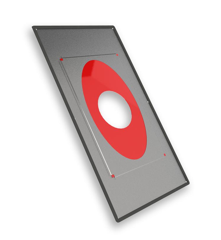 Jeremias DW Deckenblende mit Dichtung für Dampfsperre - Neigung: 0-20° - für Schornstein-Innendurchmesser: 160mm