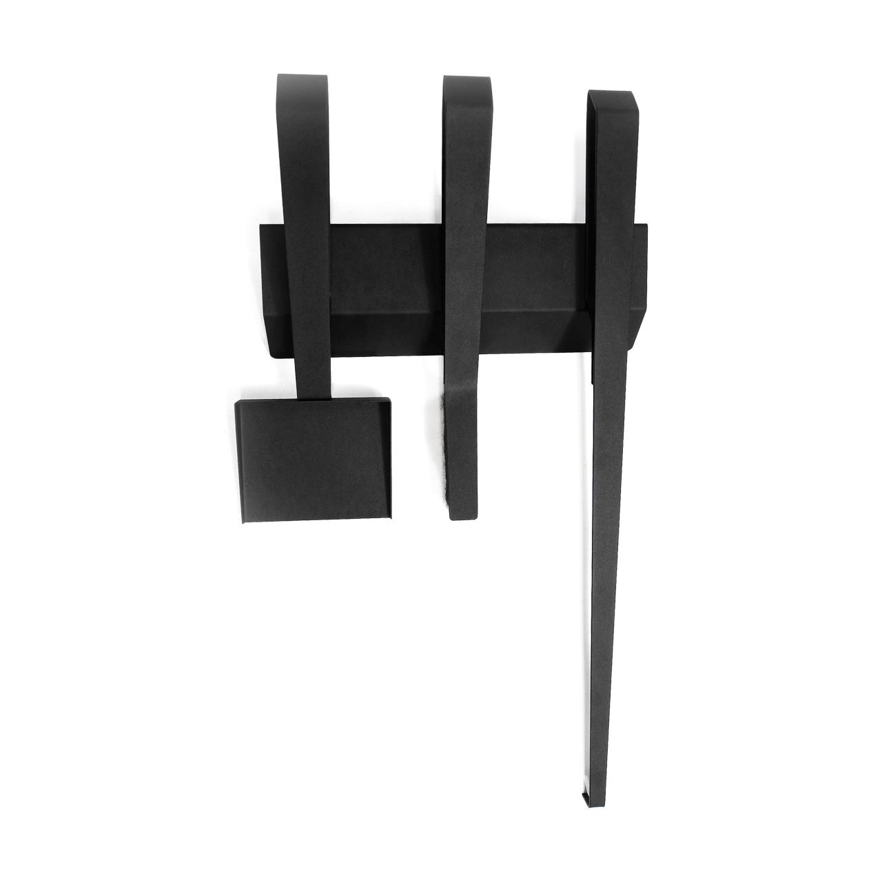 Kaminbesteck Termatech Edge 3 für die Wand, 3tlg. mit Beesen, Schaufel & Schürhaken