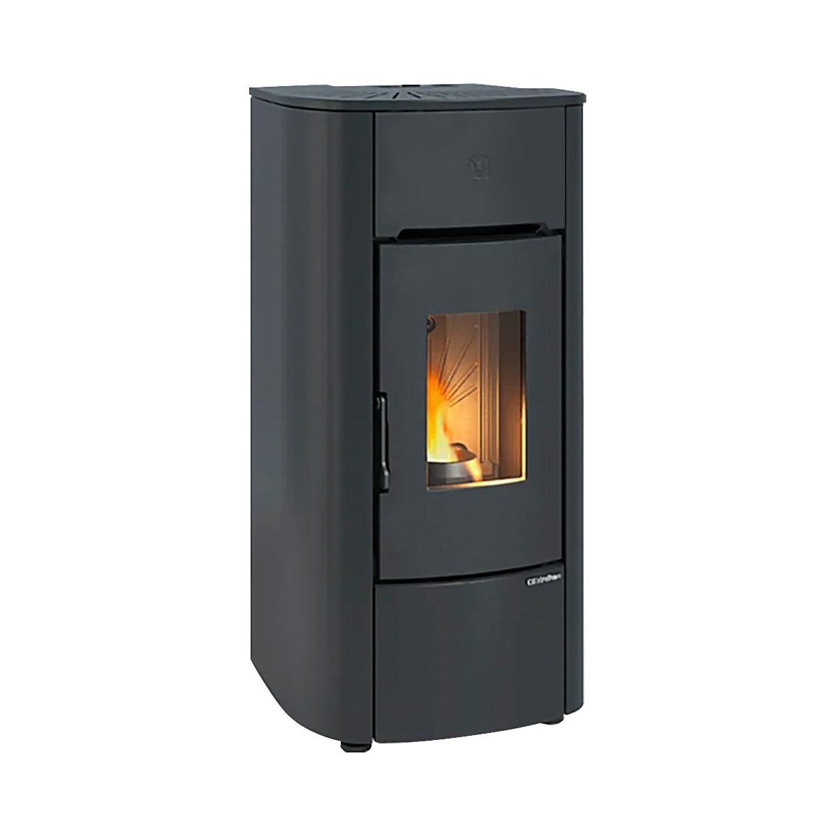 Pelletofen Extraflame Prestige Line Angelica Evo mit 8 kW - Verkleidung: schwarz