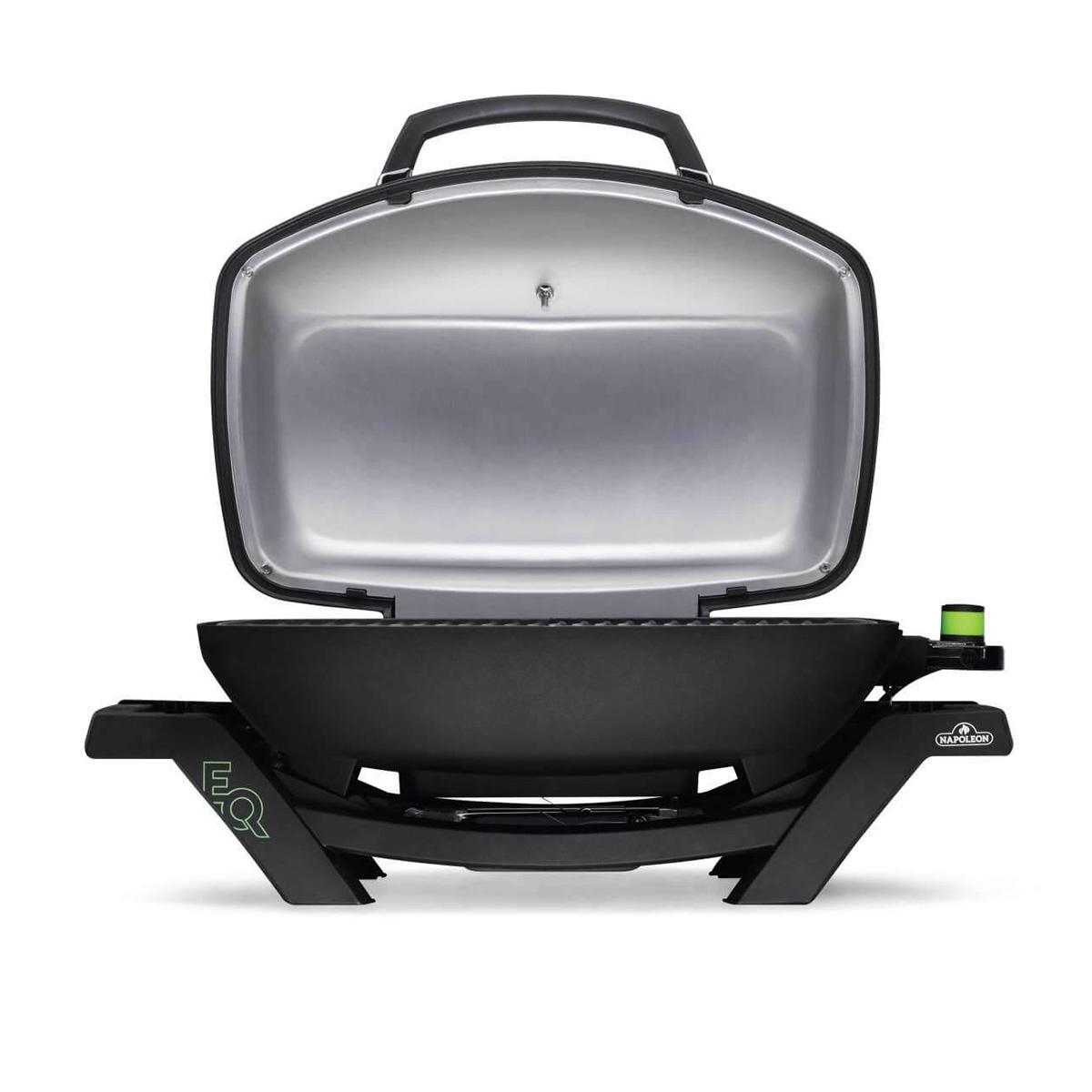 Elektrogrill Napoleon TravelQ PRO285E Set inkl. Abdeckhaube, Grillplatte und Warmhalterost