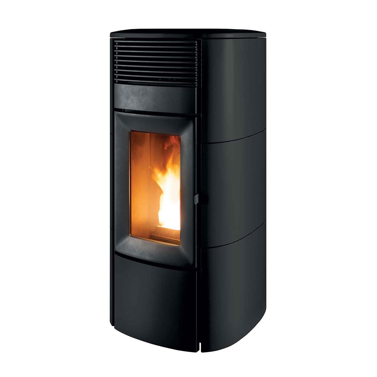 Pelletofen MCZ Club Comfort Air Matic 12 Core R - Ausführung: Keramik Schwarz