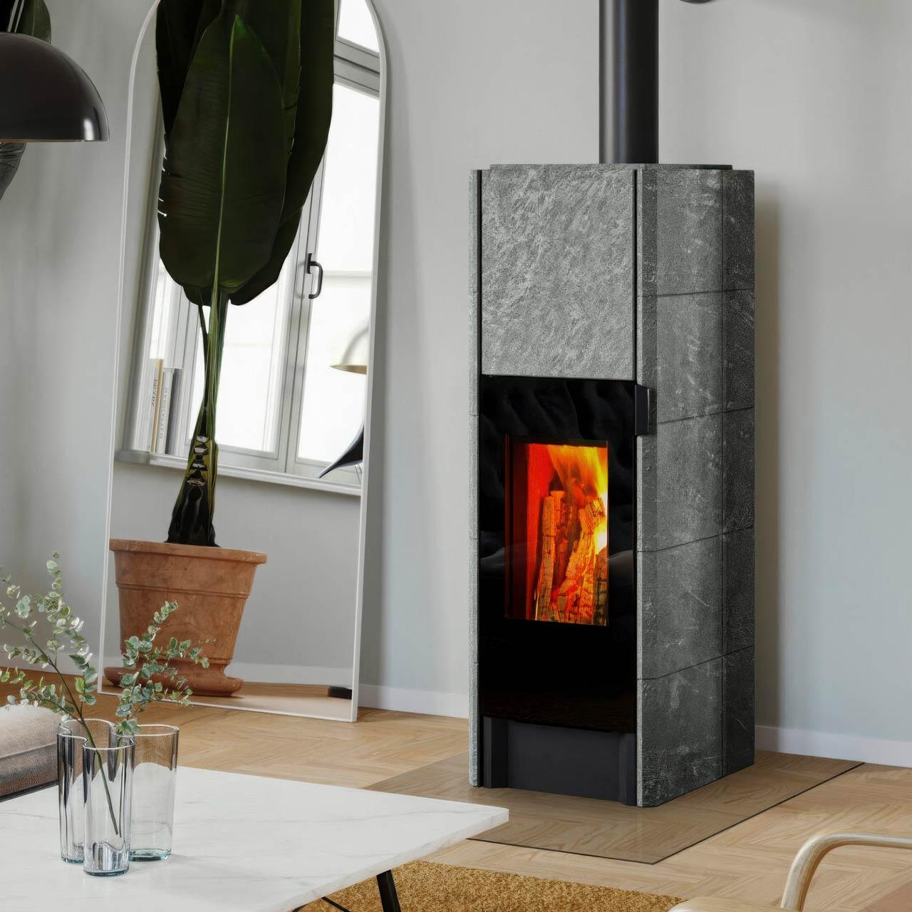 Speicherofen Tonwerk T-LINE 2,4 kW - Ausführung: Speckstein natur