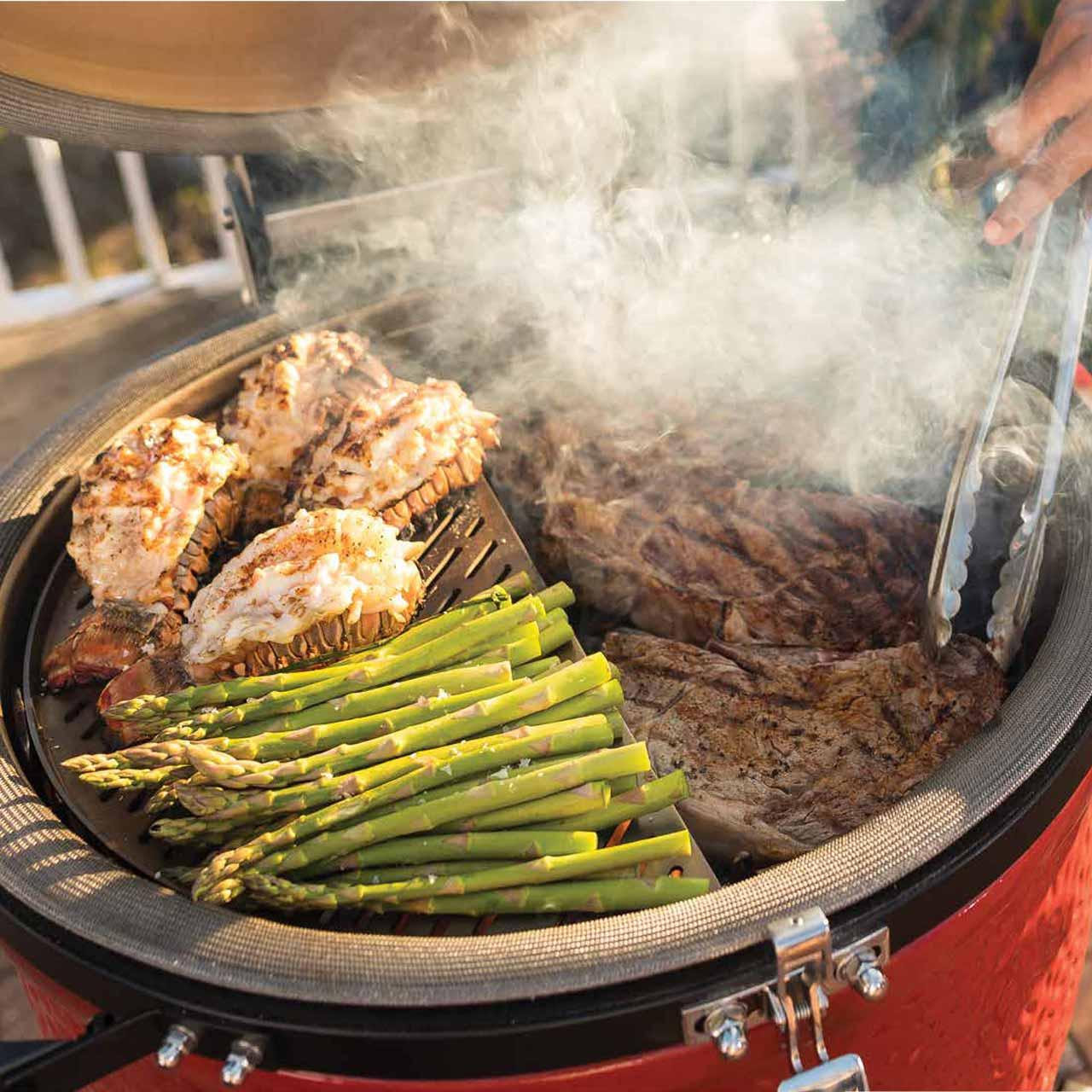 Grillzubehör Kamado Joe Edelstahl Grillplatte für Classic Joe