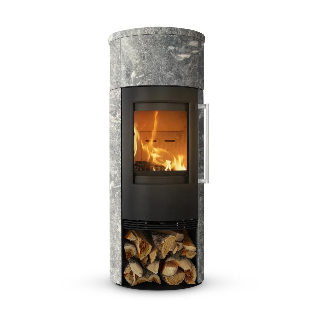 Speicherofen Termatech TT21RS-HST, Speckstein 5 kW - Verkleidung: Classic Marmoriert Speckstein