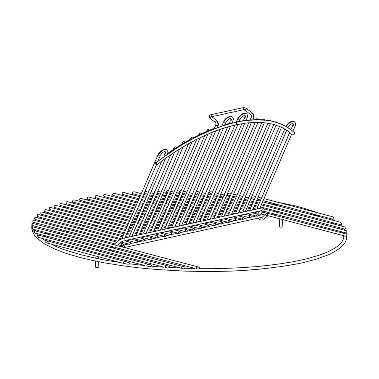 Outdoorchef Ersatzteil Holzkohle Grillrost 570 (18.420.17)