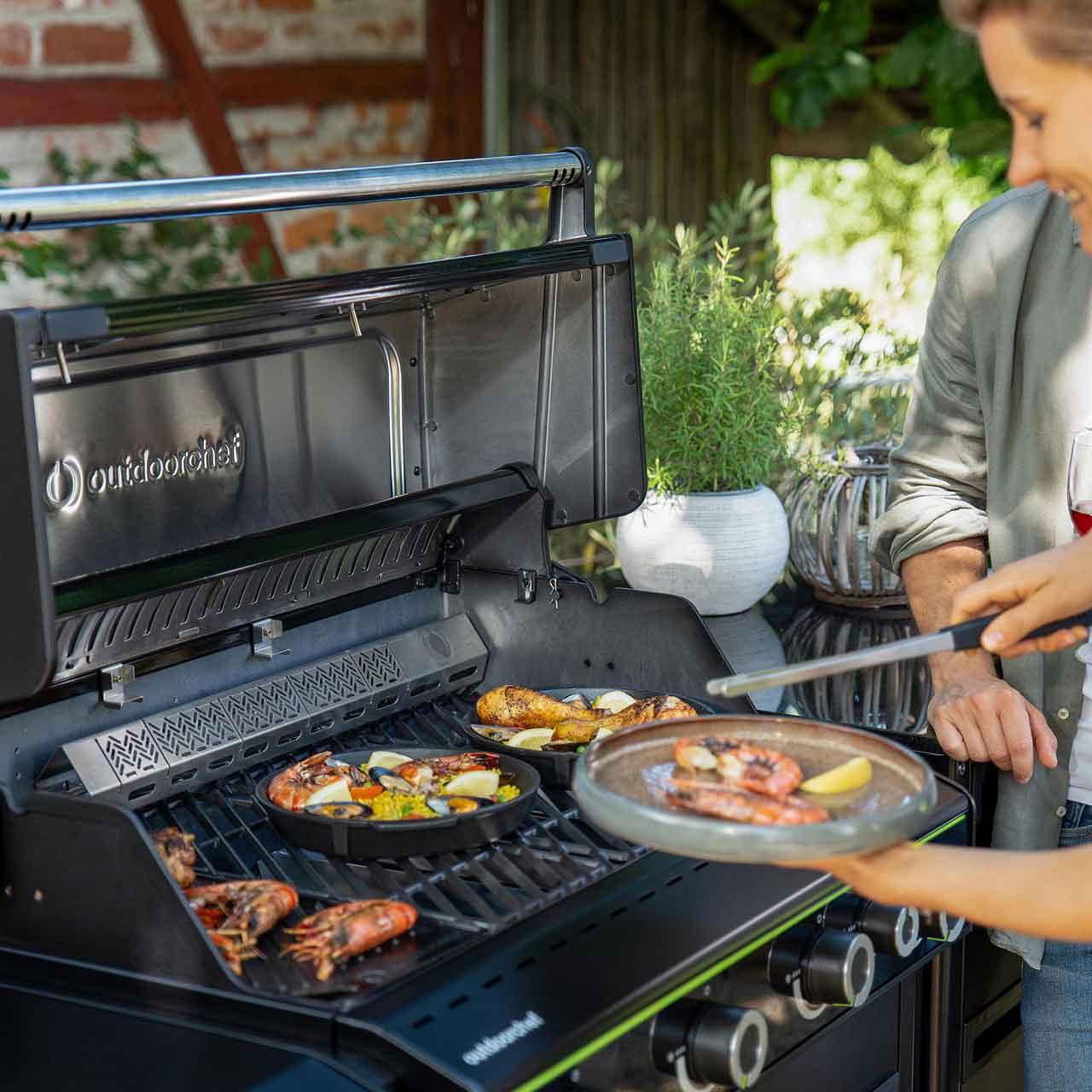 Outdoorküche Outdoorchef Heat X-515/245 - Arbeitsfläche: Granit