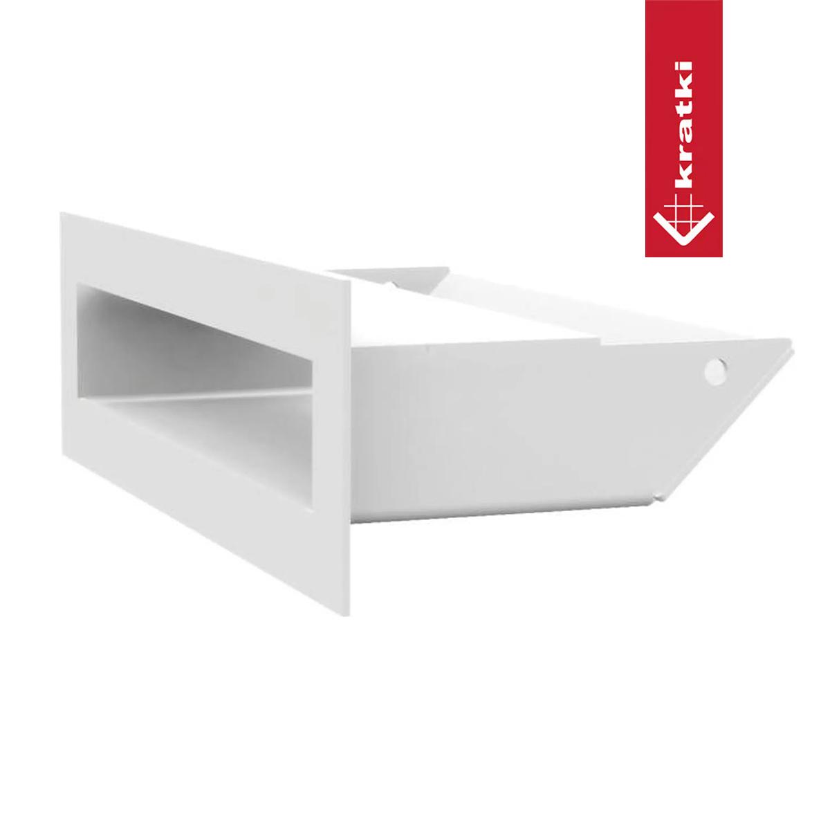 Kratki Luftleiste - Größe: 6 x 20 cm - Farbe: Weiß - Ausführung: Standard