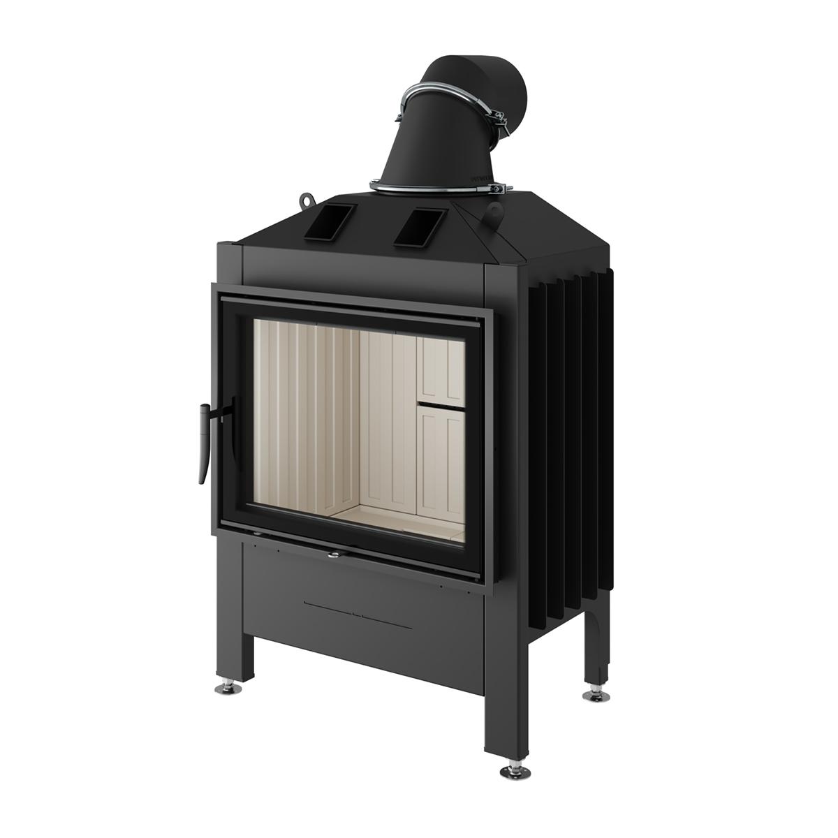Kamineinsatz Spartherm Varia 1V 11 kW - Türanschlag: rechts - Türhöhe: 52 cm - Feuerraumauskleidung: weiß