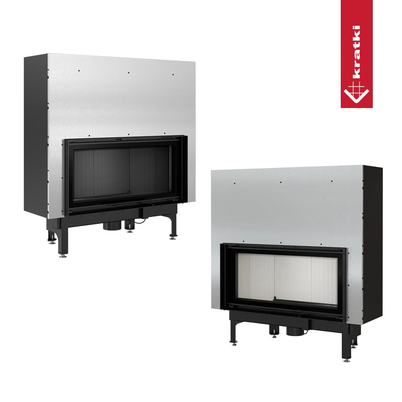 Kamineinsatz Kratki NADIA/14/G mit Schiebetür, 14 kW
