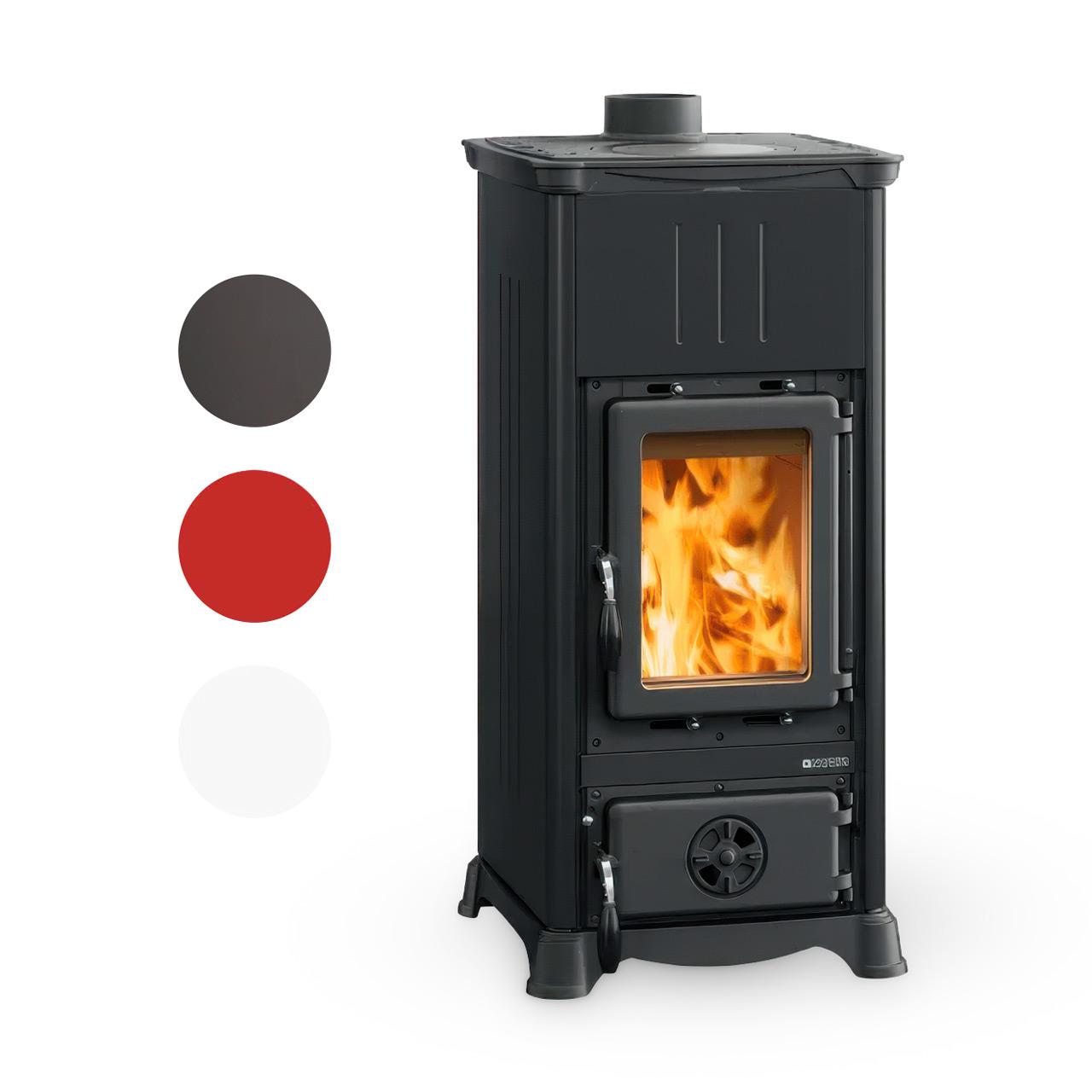 Kaminofen La Nordica Emiliana.165 6,5 kW - Ausführung: Majolica Bordeaux