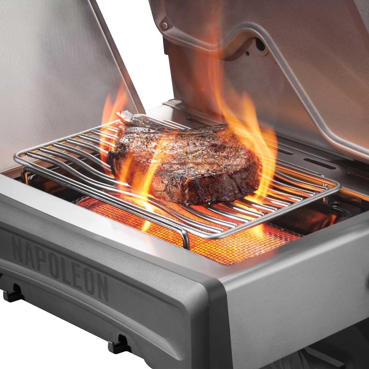 Gasgrill Napoleon Rogue PRO-S 425 Edelstahl mit Edelstahlrosten (2026) Bundle inkl. 2 Unterschränke