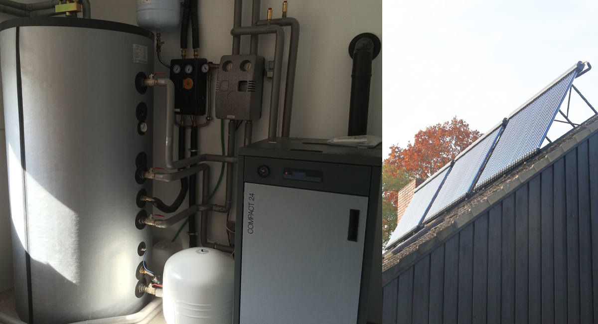 Heizung der Zukunft: Hybridheizung Solarthermie und Pelletheizung