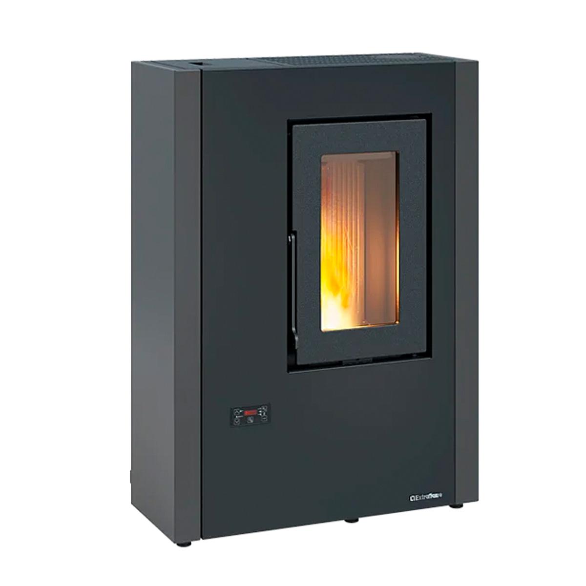 Pelletofen Extraflame Luisella 5.0 Maxi mit 7 kW - Verkleidung: Grigio Grafite