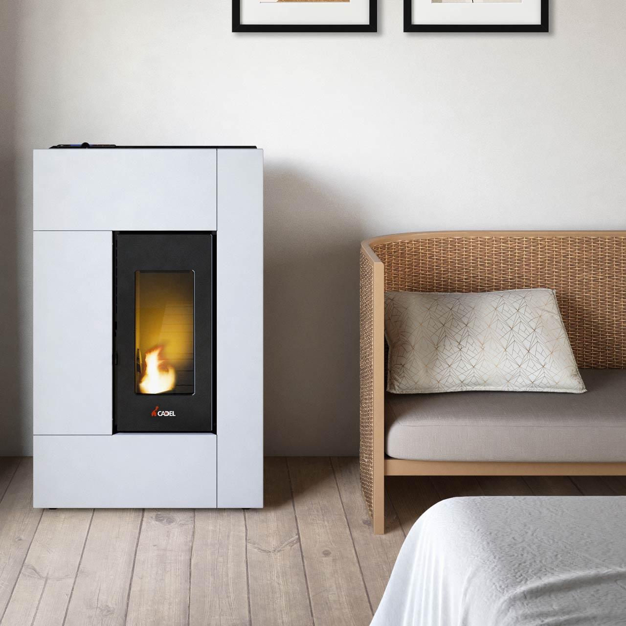 Pelletofen Cadel Spirit 5 kW - Ausführung: Weiß