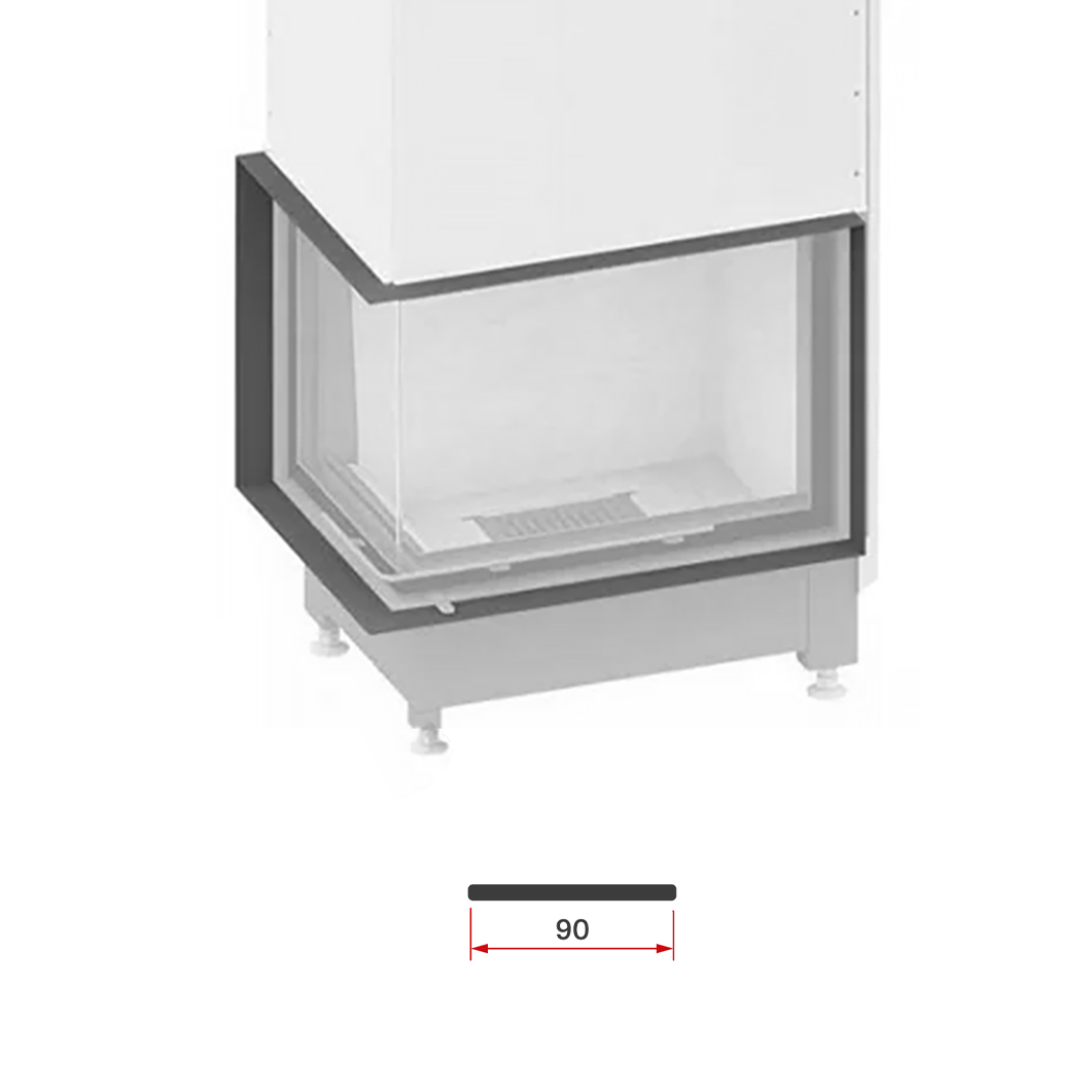 BR 6-seitig 90x5 mm, abnehmbar (Art. 7053900)