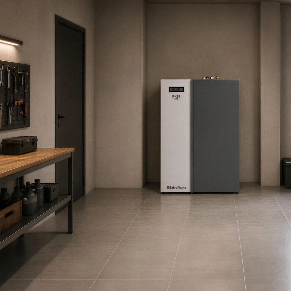 Pelletkessel Extraflame PK25 EVO mit 25 kW