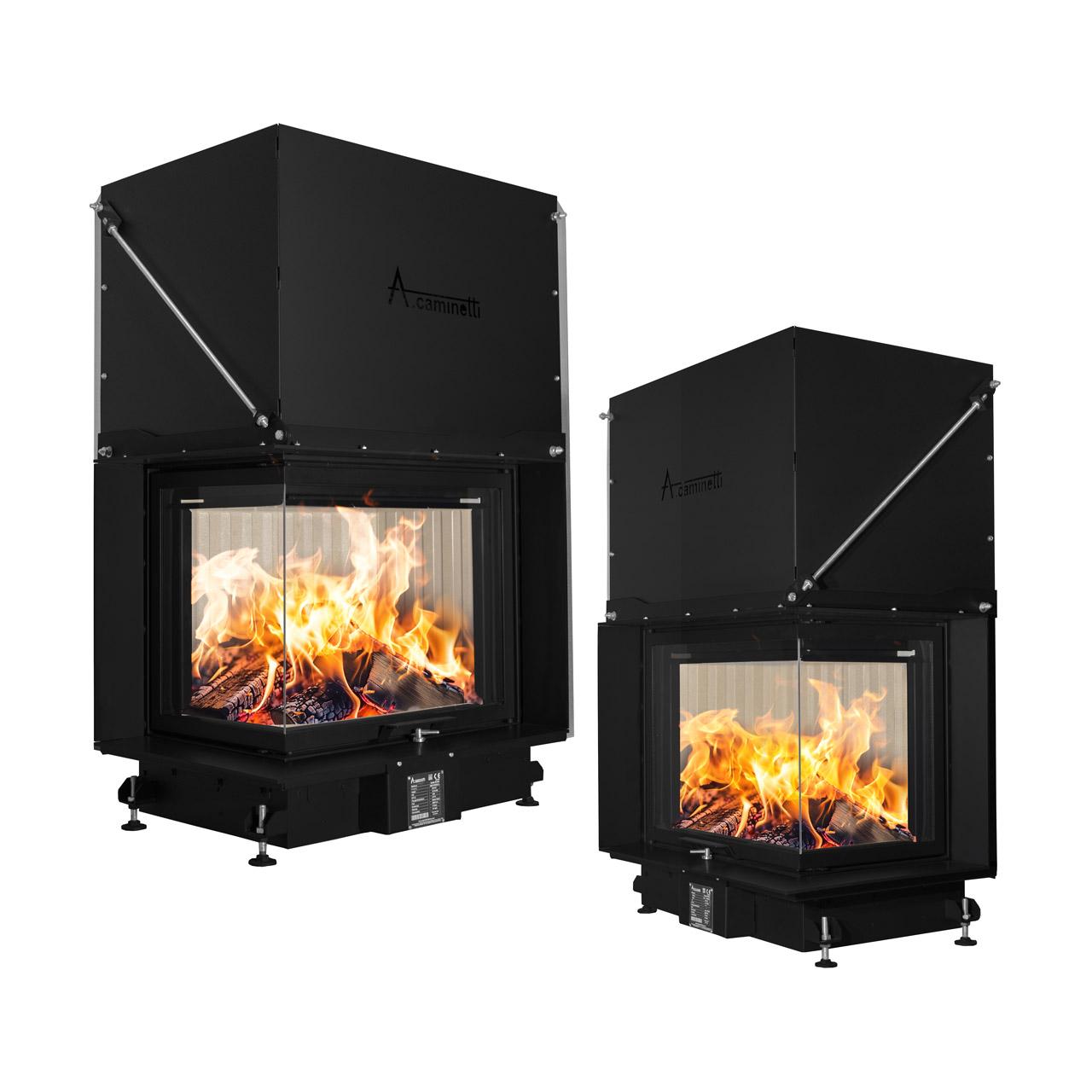 Kamineinsatz A.Caminetti Quattro 80 R/L 13 kW