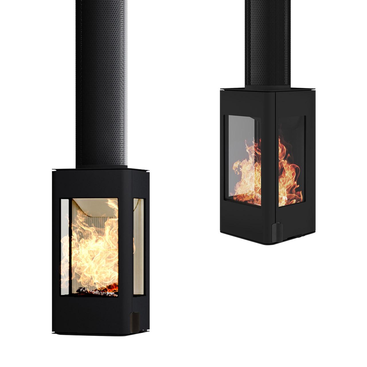 Kaminofen Nordpeis YoU Ceiling 6,6 kW, Deckenkamin - Ausführung: Nordpeis YoU Ceiling, Thermotte Light