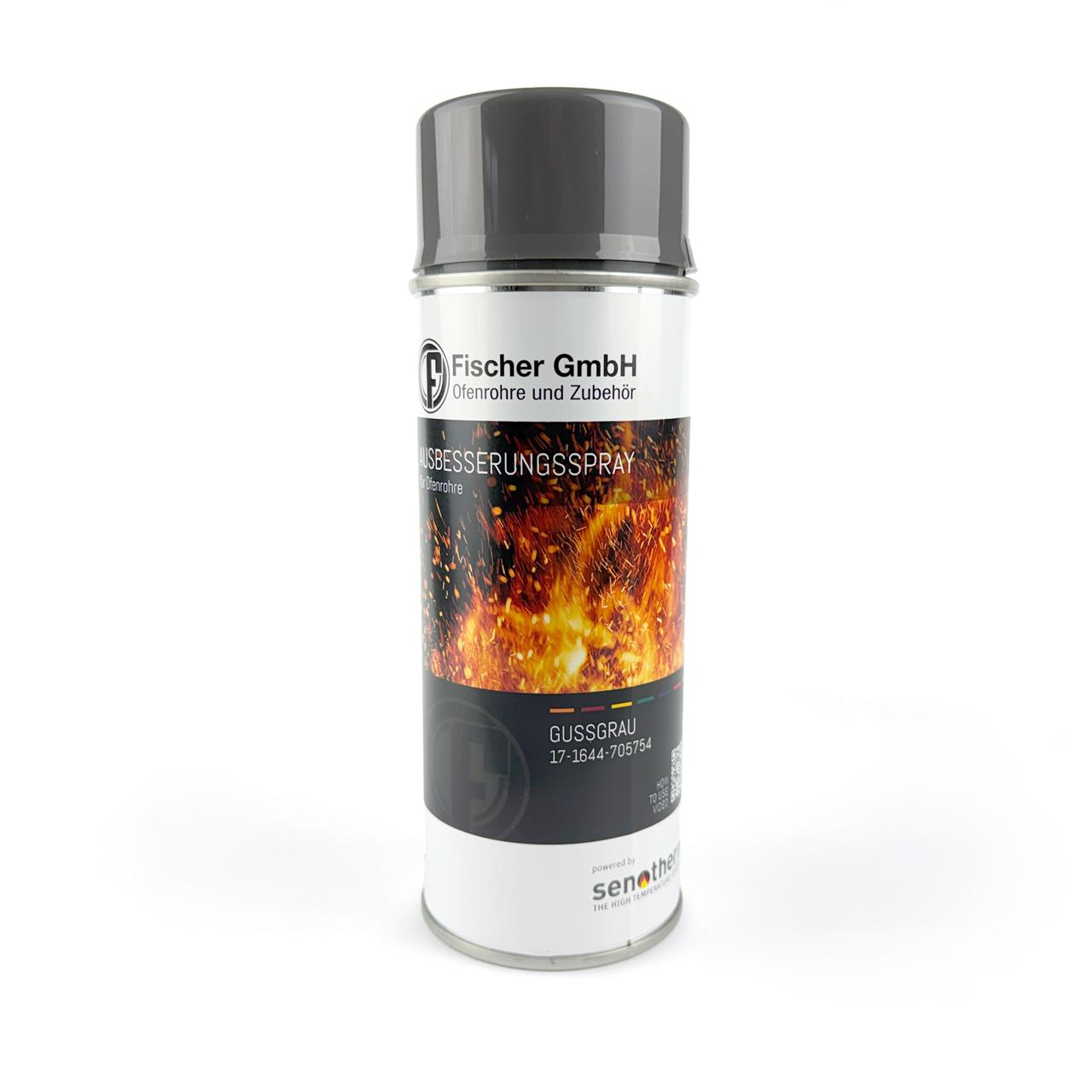 Senotherm Ofenspray Gussgrau hitzebeständiger Ofen, Lack Farbe Spray