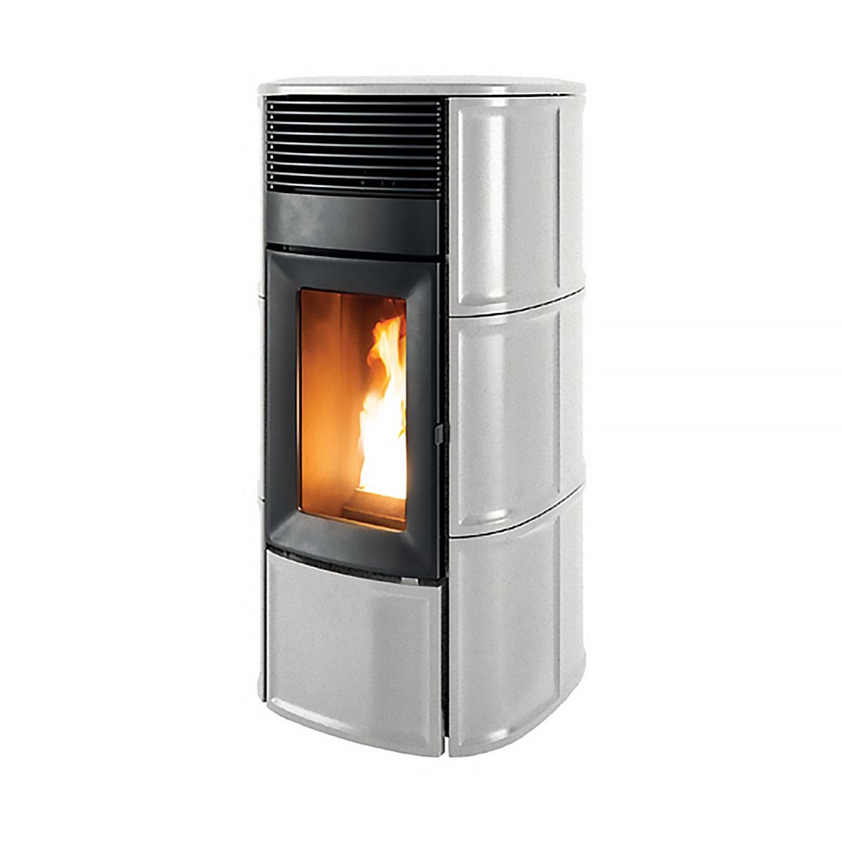 Pelletofen MCZ Suite Comfort Air Matic 12 Core R - Ausführung: Keramik Salt & Pepper