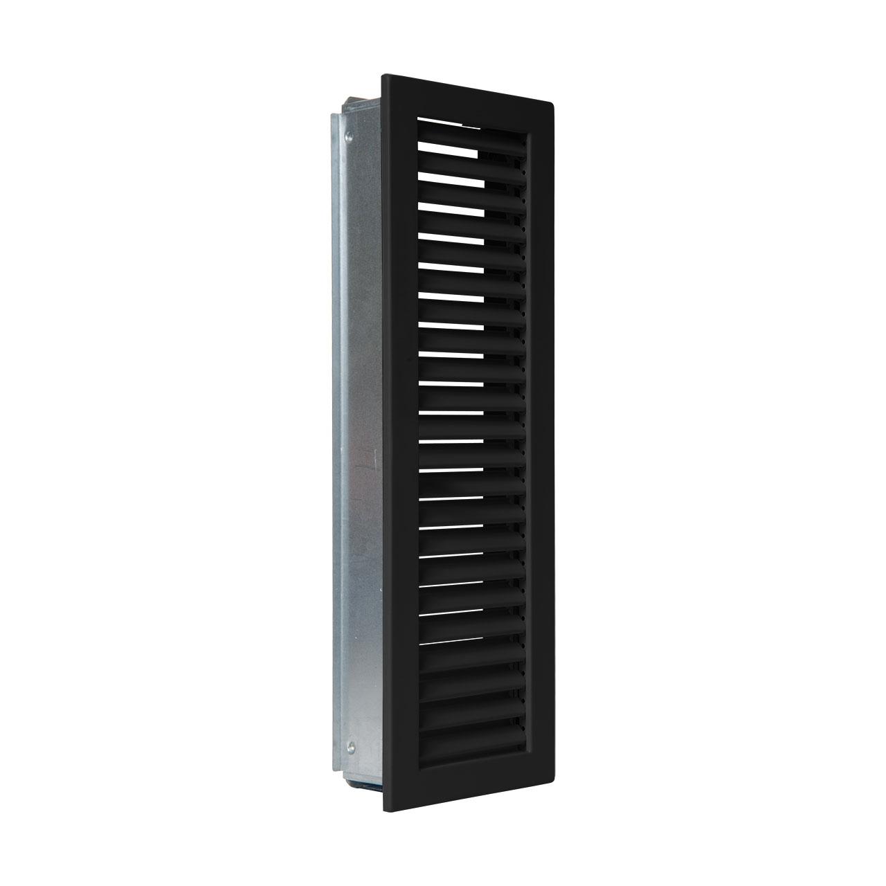 Lüftungsgitter CB-Tec Kaltluftgitter Hochkant Schwarz - Ausführung: 15x35 cm