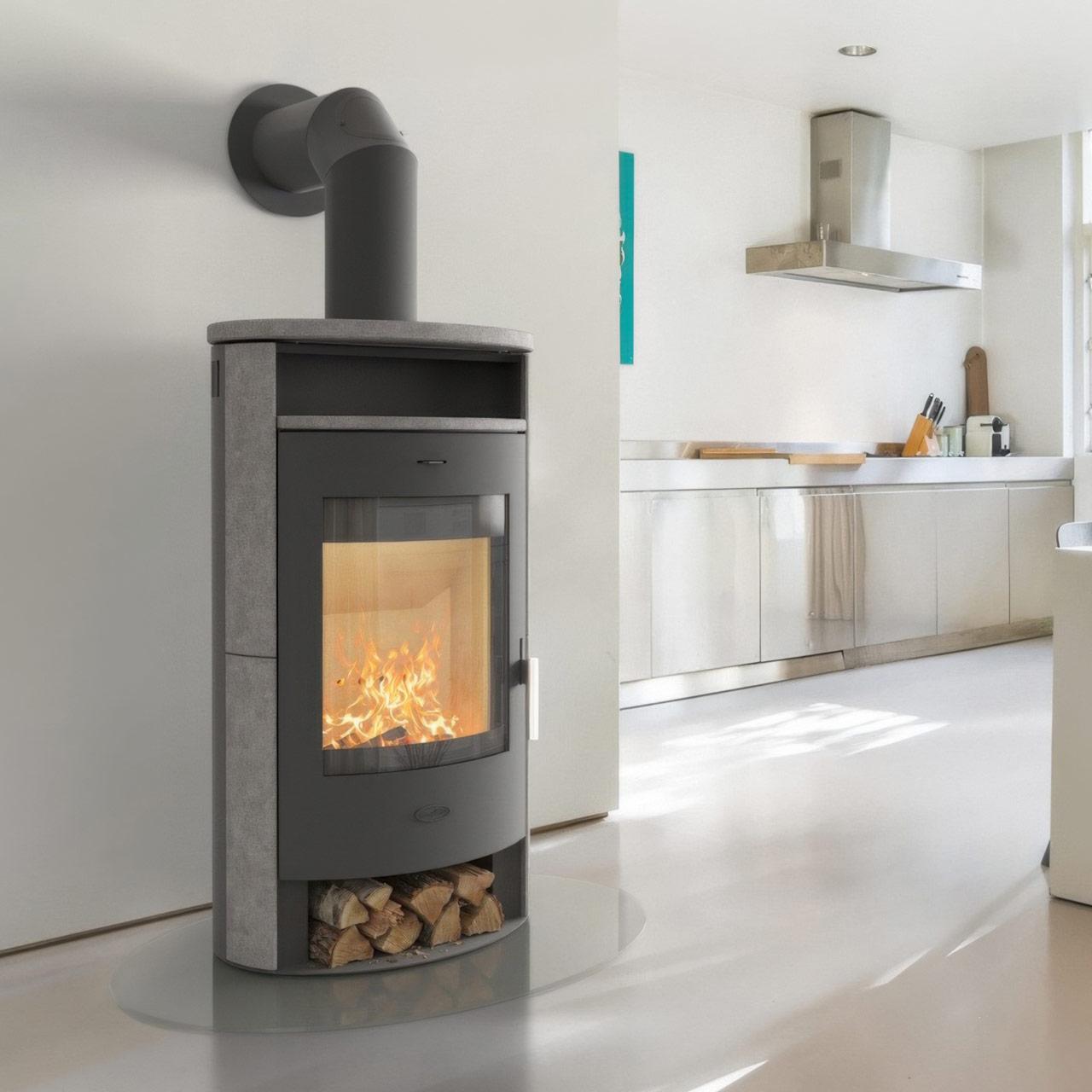 Kaminofen Fireplace Java Speckstein 6 kW