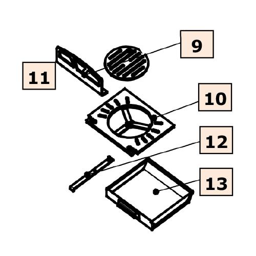 Stange für Rüttelrost Wamsler Kaminofen (W5019401590094)