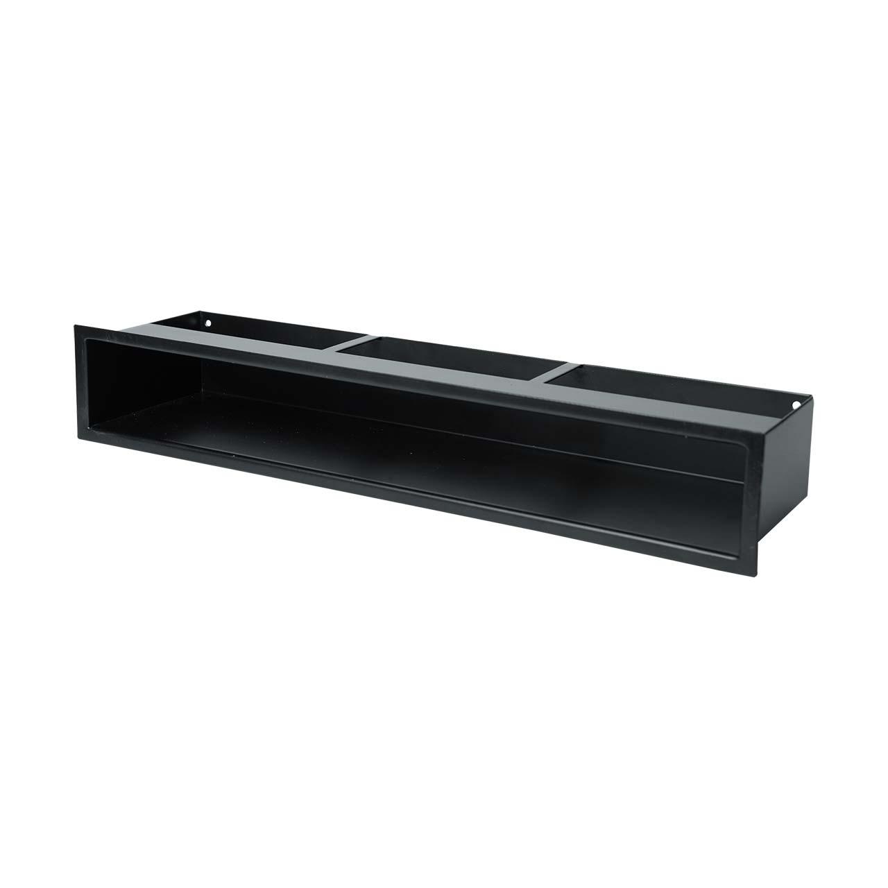 Kaminluftleiste CB-Tec Luftleiste gerade Schwarz - Ausführung: 30 cm