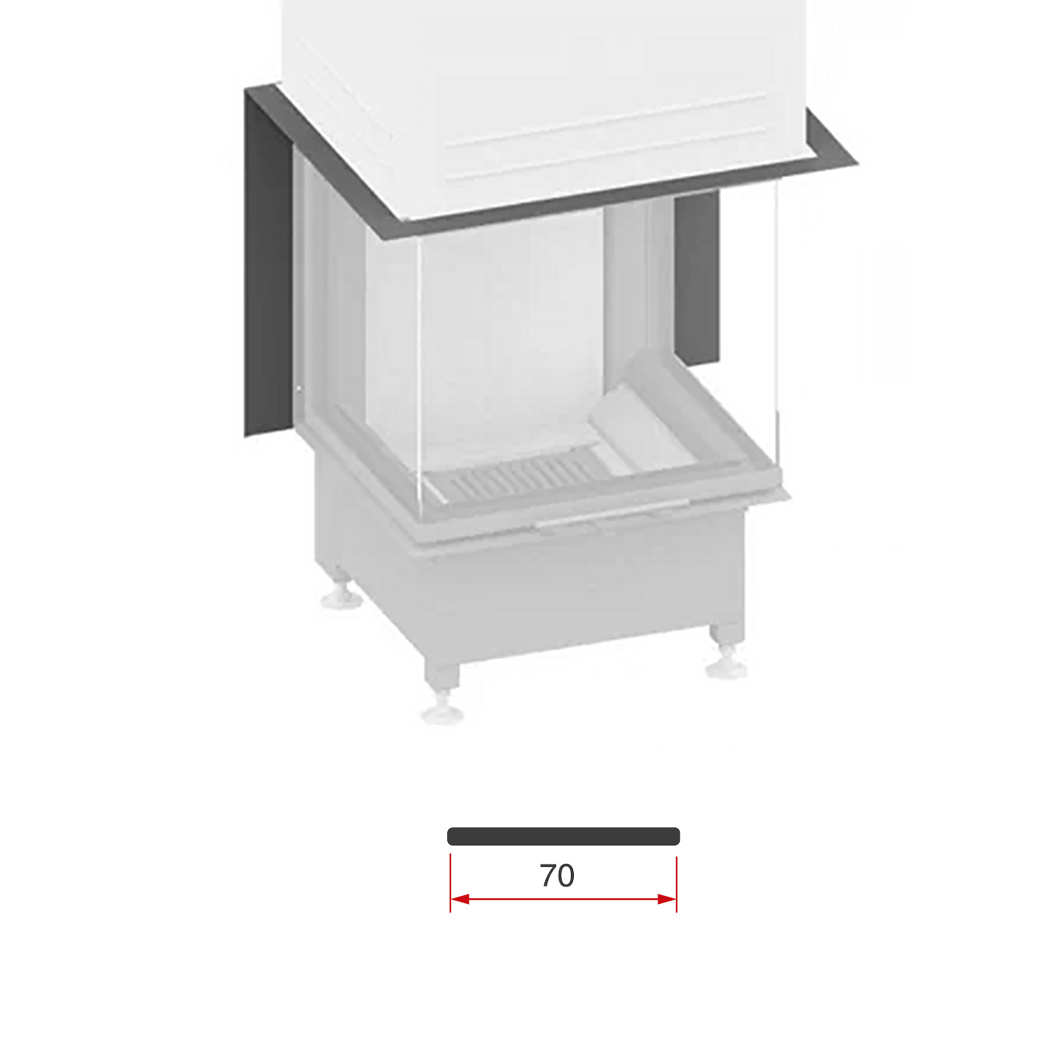 BR 5-seitig 70 x 5 mm, nicht abnehmbar (Art. 7054037)