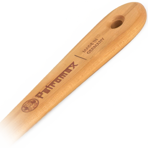 eingebranntes Petromax Logo am Griffende