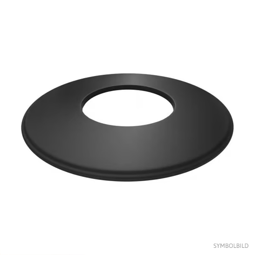 Rosette Ø150mm, schwarz