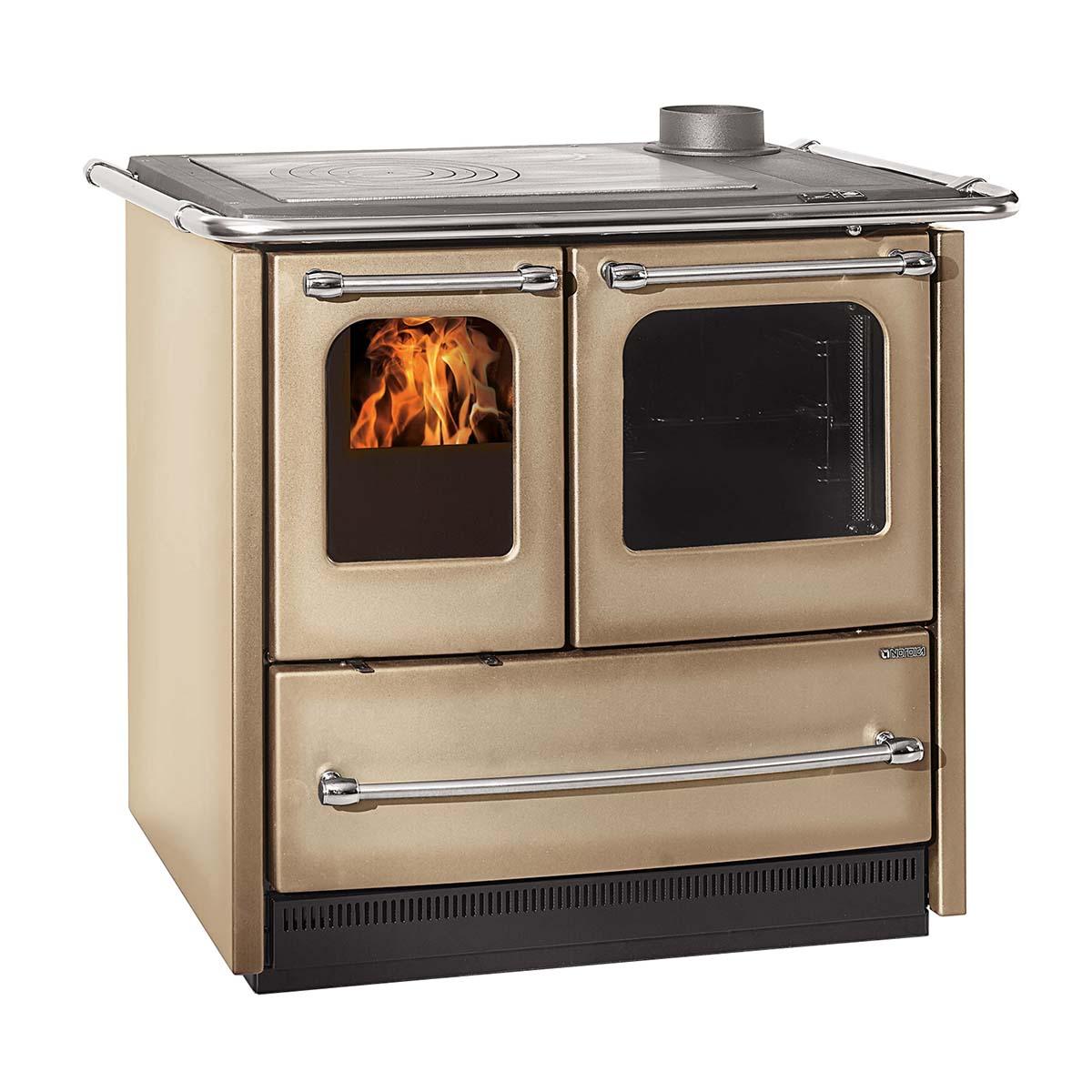 Küchenofen La Nordica Sovrana Easy.16 mit 7,5 kW - Verkleidung: Stahl caramello