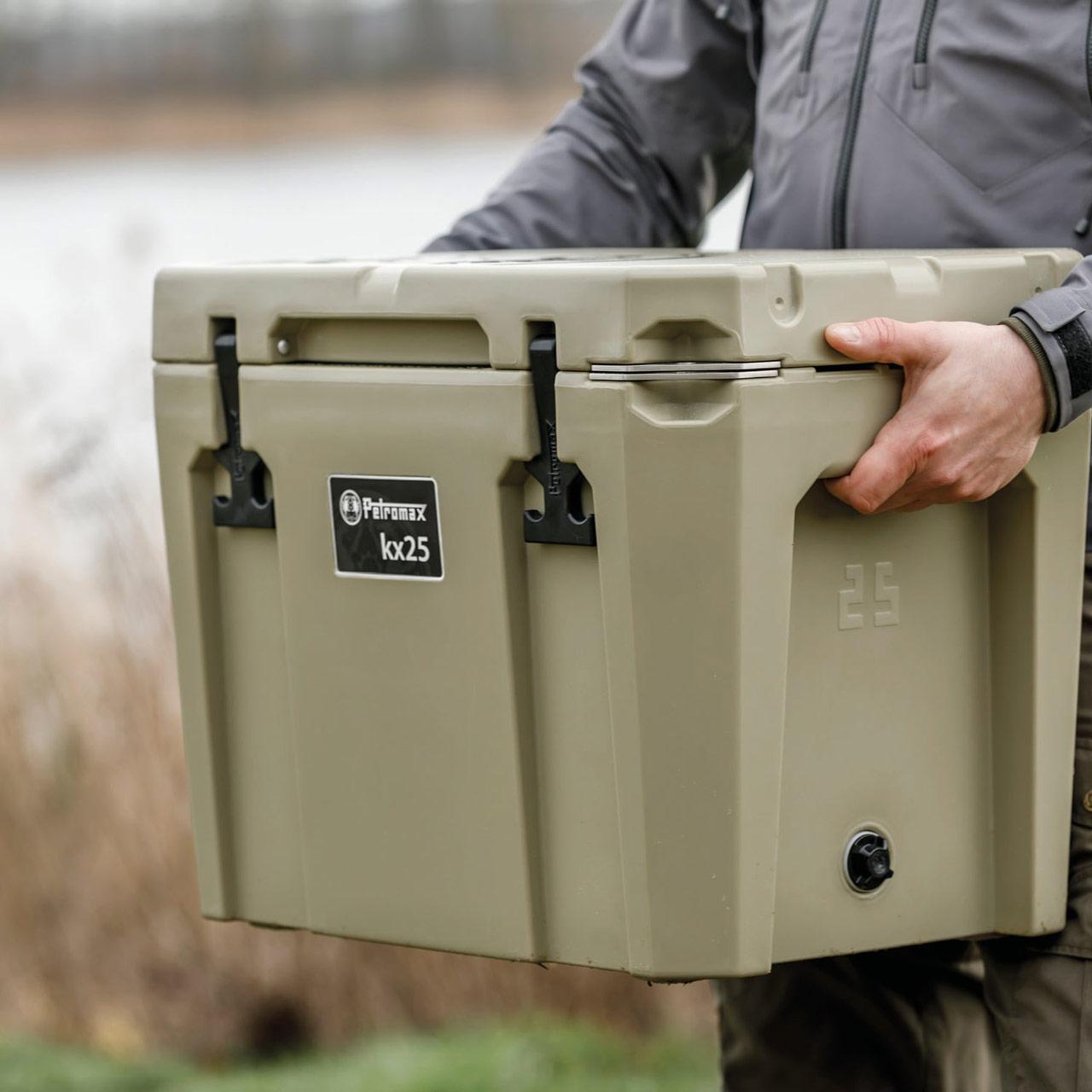 Passiv-Kühlbox Petromax 25 Liter, ohne Strom - Ausführung: Sand