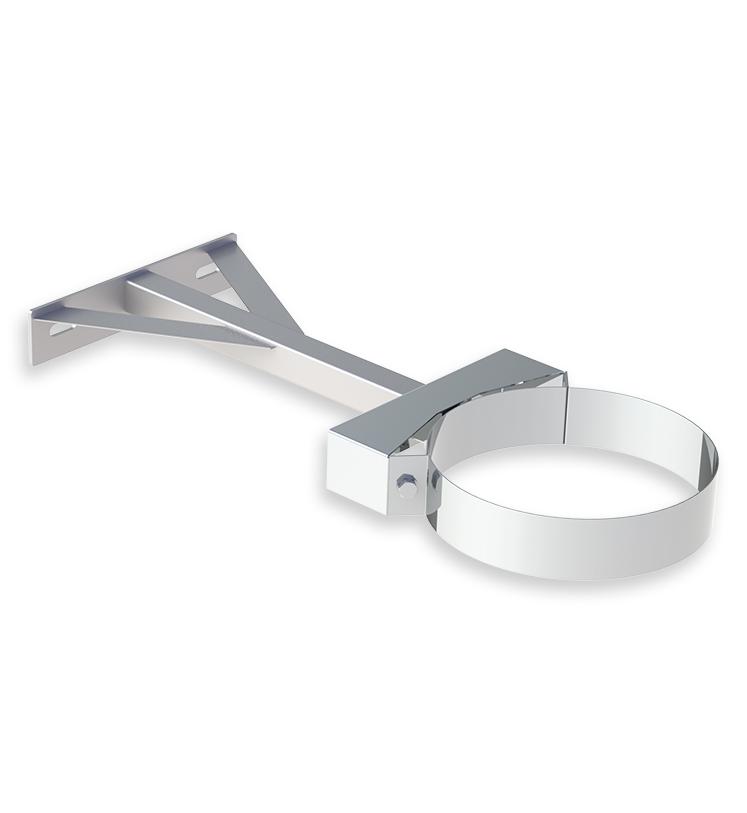 Jeremias DW Wandhalter verstellbar - Wandabstand: 50-150mm - für Schornstein-Innendurchmesser: 115mm