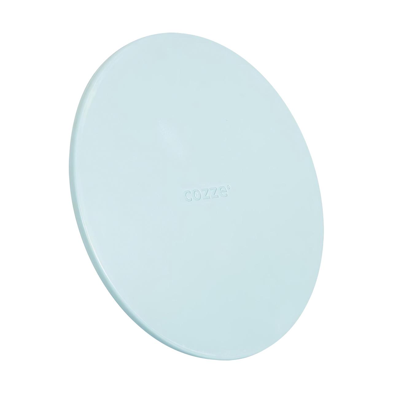 Pizzaofen Zubehör Cozze Kunststoff Pizzabrett  Schneidebrett Ø 35 cm - Ausführung: Hellblau