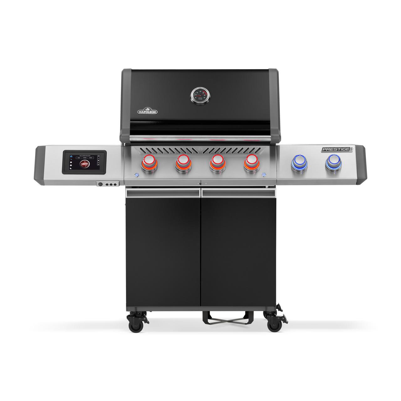 Gasgrill Napoleon Prestige PRO 500 Connected Schwarz, inkl. Drehspieß (2026)