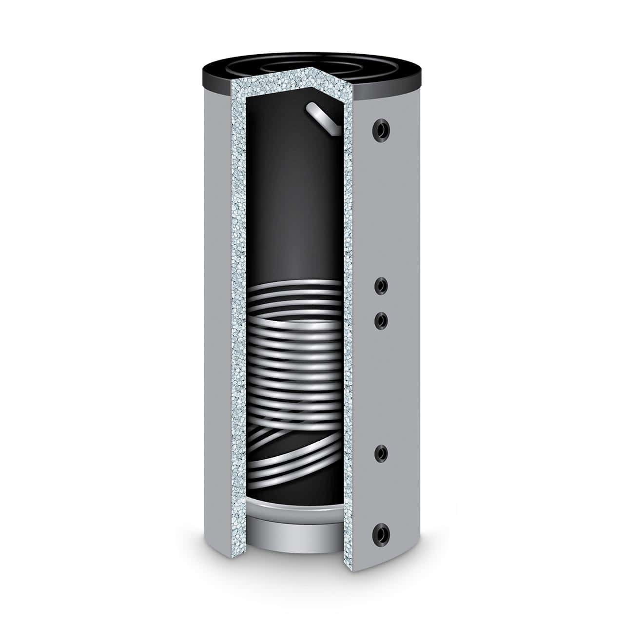 Standspeicher TWL Typ ES 200 l mit Wärmetauscher