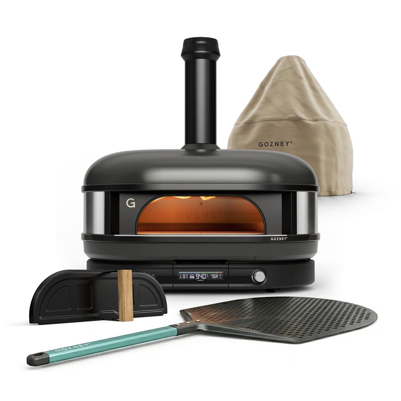 Pizzaofen Gozney Dome XL Gen 2.0 Bundle inkl. Abdeckhaube, Tür & Pro Heber XL - Ausführung: Off Black