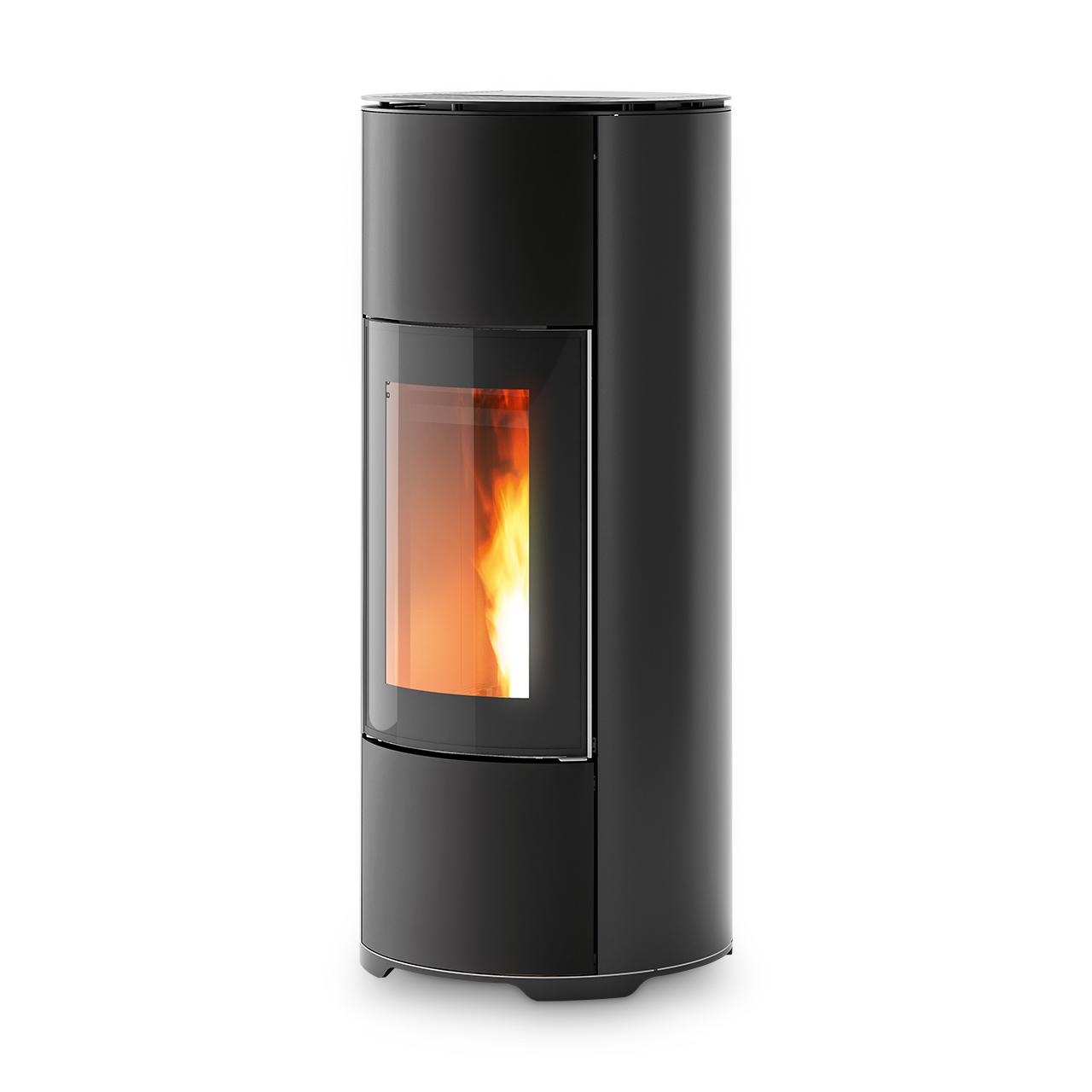 Pelletofen MCZ Halo Air 8 R mit 8,1 kW - Ausführung: 303 Black metal