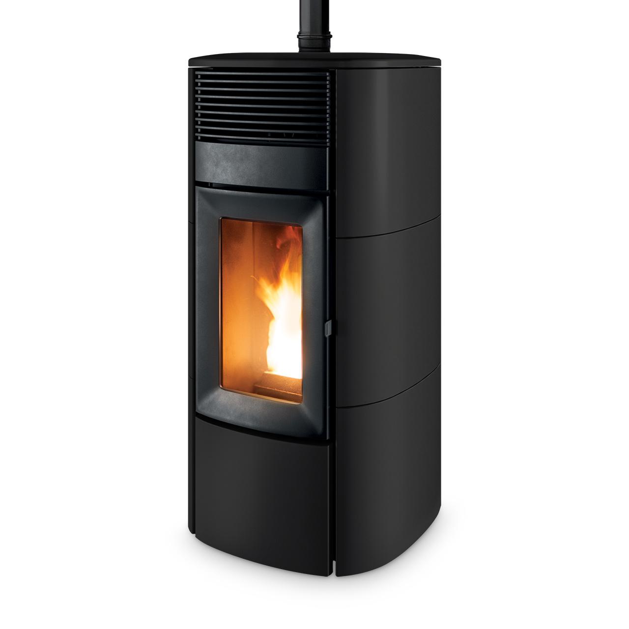 Pelletofen MCZ Club Comfort Air 12 UP! 11,9 kW - Ausführung: Matt Black ceramic_126